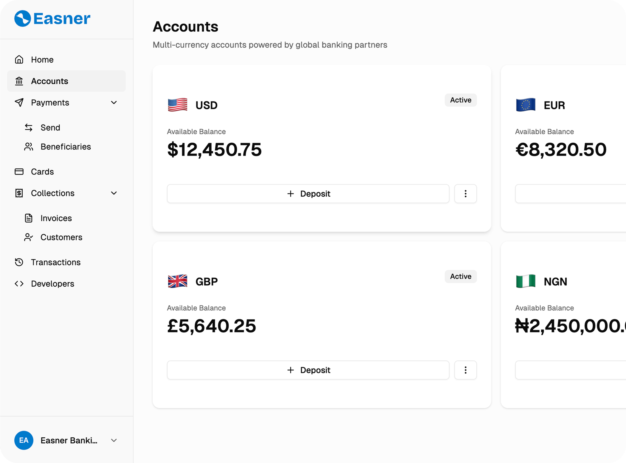 Easner Business Banking